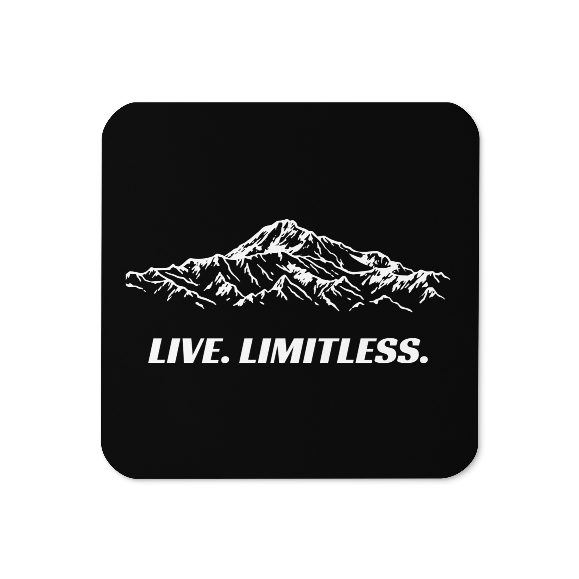 [3B Outpost] Denali | Live Limitless - Cork-back Coaster