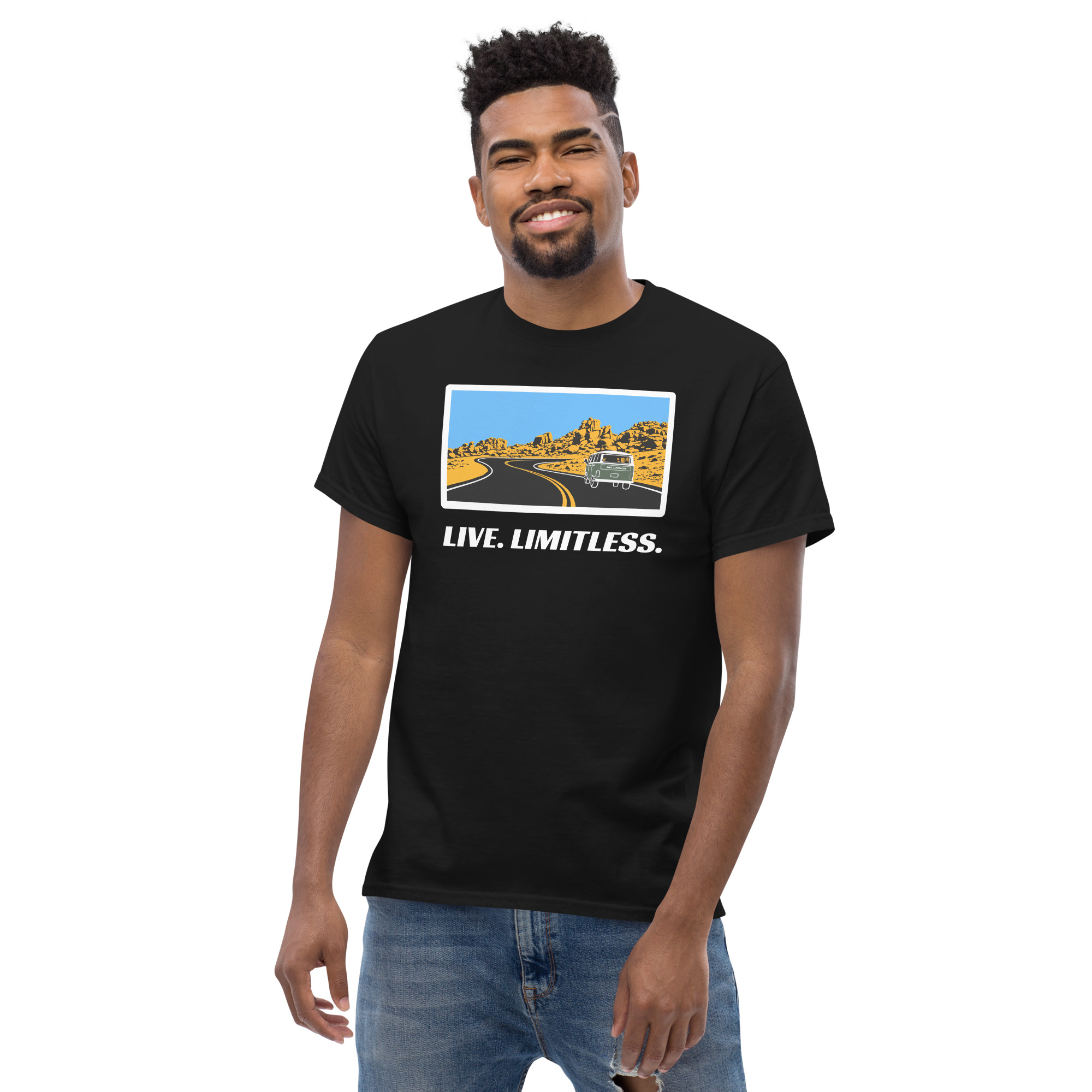 [3B Outpost] Pikes Peak Bus | Live Limitless - Unisex T-shirt