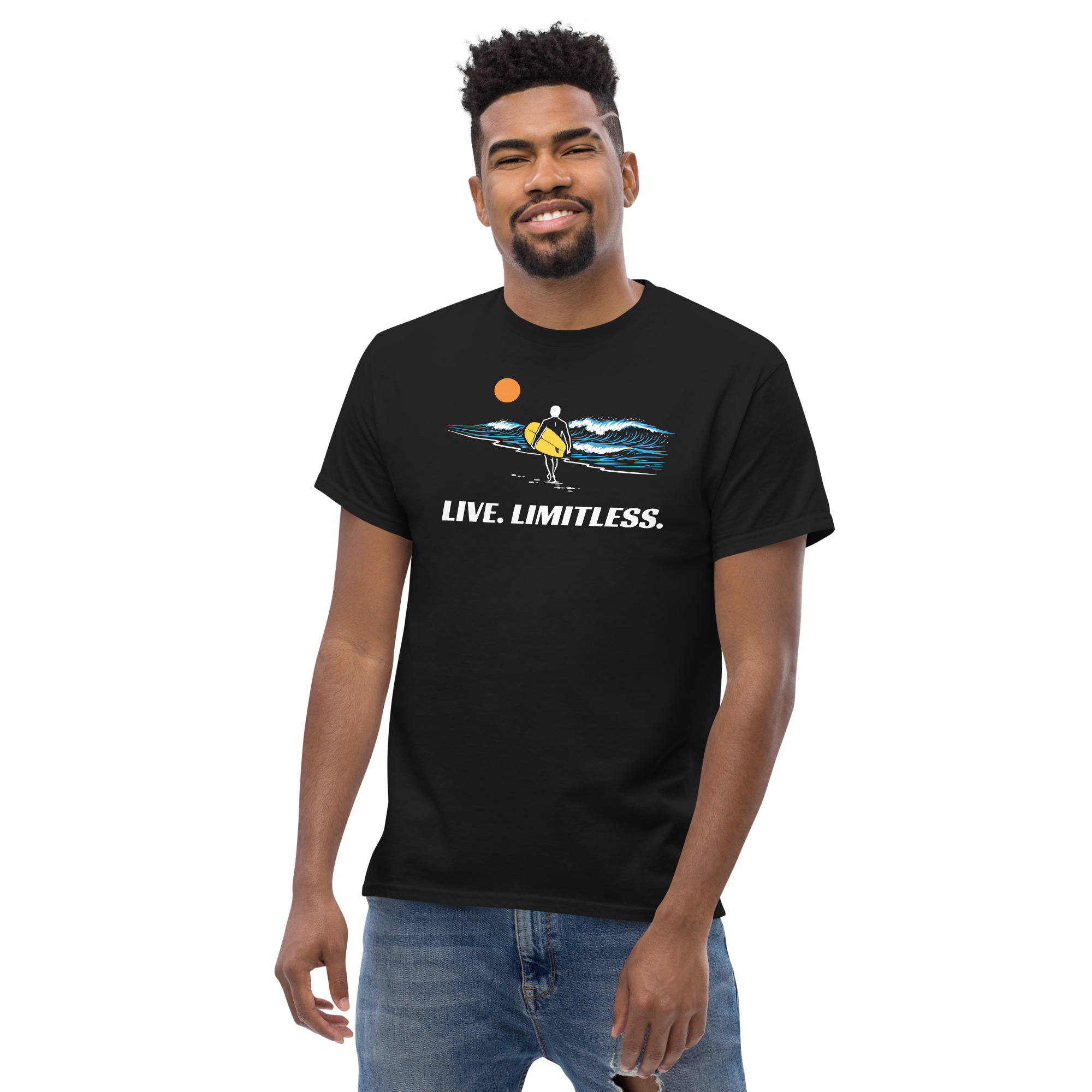 [3B Outpost] Ocean Surf | Live Limitless – Unisex T-shirt