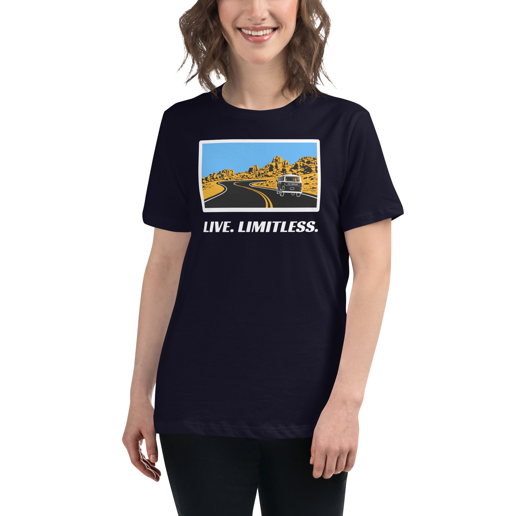 [3B Outpost] Pikes Peak Bus | Live Limitless - Women's Relaxed T-Shirt